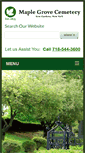 Mobile Screenshot of maplegrovecenter.org